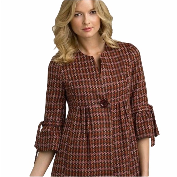 Beth Bowley Jackets & Blazers - Beth Bowley Nordstrom Jacket Pink Houndstooth